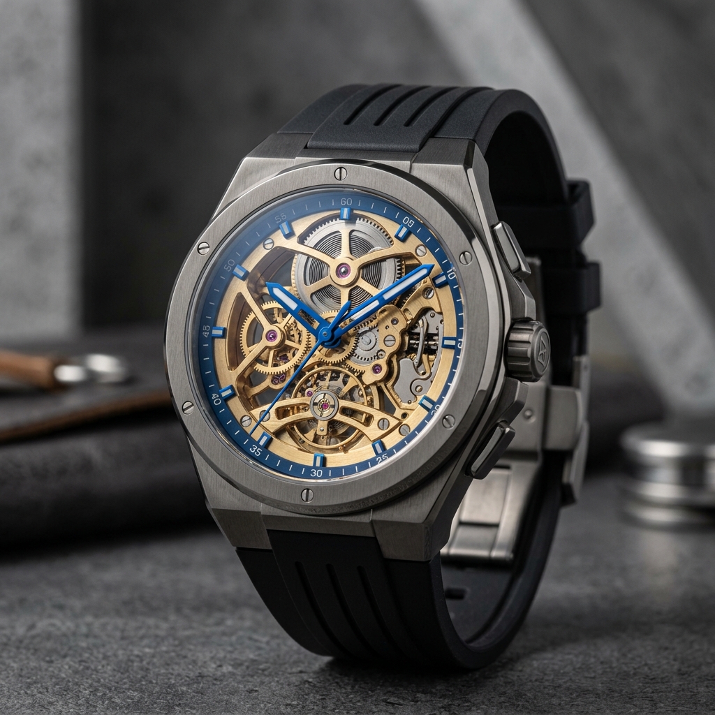 Unique Skeleton Tourbillon Watch